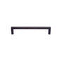 JVJ Hardware - Minimalista Collection Matte Black Finish 128 mm c/c Squared Ultra Thin Pull, Composition Zamac - Matte Black