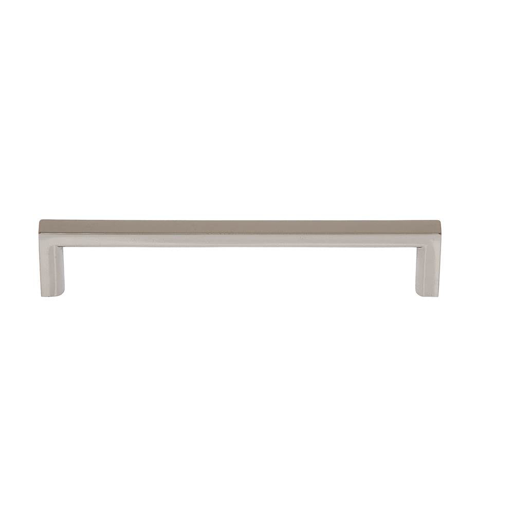 JVJ Hardware - Minimalista Collection Polished Nickel Finish 128 mm c/c Squared Ultra Thin Pull, Composition Zamac - Polished Nickel