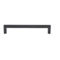 JVJ Hardware - Minimalista Collection Oil Rubbed Bronze Finish 128 mm c/c Squared Ultra Thin Pull, Composition Zamac - Oil Rubbed Bronze