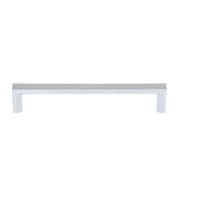 JVJ Hardware - Minimalista Collection Polished Chrome Finish 128 mm c/c Squared Ultra Thin Pull, Composition Zamac - Polished Chrome