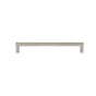 JVJ Hardware - Minimalista Collection Satin Nickel Finish 160 mm c/c Squared Ultra Thin Pull, Composition Zamac - Satin Nickel