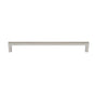 JVJ Hardware - Minimalista Collection Satin Nickel Finish 192 mm c/c Squared Ultra Thin Pull, Composition Zamac - Satin Nickel