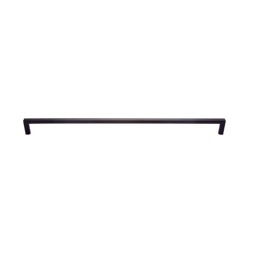 JVJ Hardware - Minimalista Collection Matte Black Finish 320 mm c/c Squared Ultra Thin Pull, Composition Zamac - Matte Black