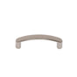 JVJ Hardware - Teres Collection Polished Nickel Finish 96 mm c/c Thick Bowed Pull, Composition Zamac - Polished Nickel
