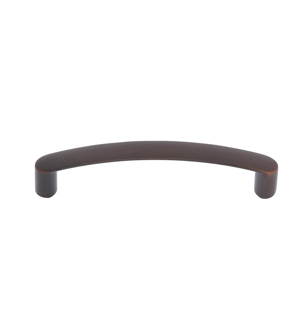 JVJ Hardware - Teres Collection Old World Bronze Finish 128 mm c/c Thick Bowed Pull, Composition Zamac - Old World Bronze