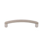 JVJ Hardware - Teres Collection Polished Nickel Finish 128 mm c/c Thick Bowed Pull, Composition Zamac - Polished Nickel