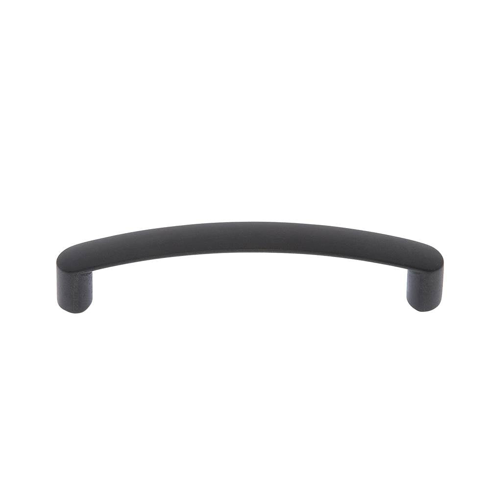 JVJ Hardware - Teres Collection Oil Rubbed Bronze Finish 128 mm c/c Thick Bowed Pull, Composition Zamac - Oil Rubbed Bronze
