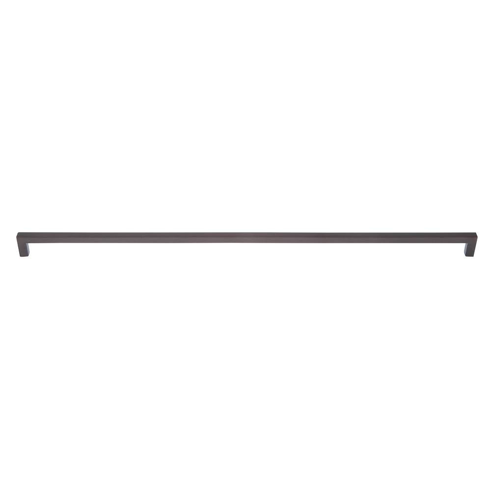 JVJ Hardware - Minimalista Collection Old World Bronze Finish 492 mm c/c Squared Ultra Thin Pull, Composition Zamac - Old World Bronze