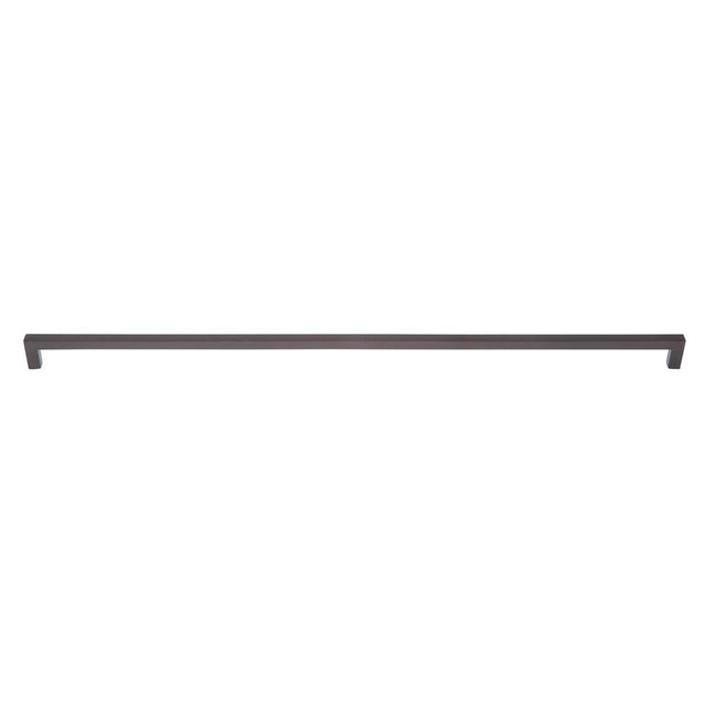 JVJ Hardware - Minimalista Collection Old World Bronze Finish 492 mm c/c Squared Ultra Thin Pull, Composition Zamac - Old World Bronze