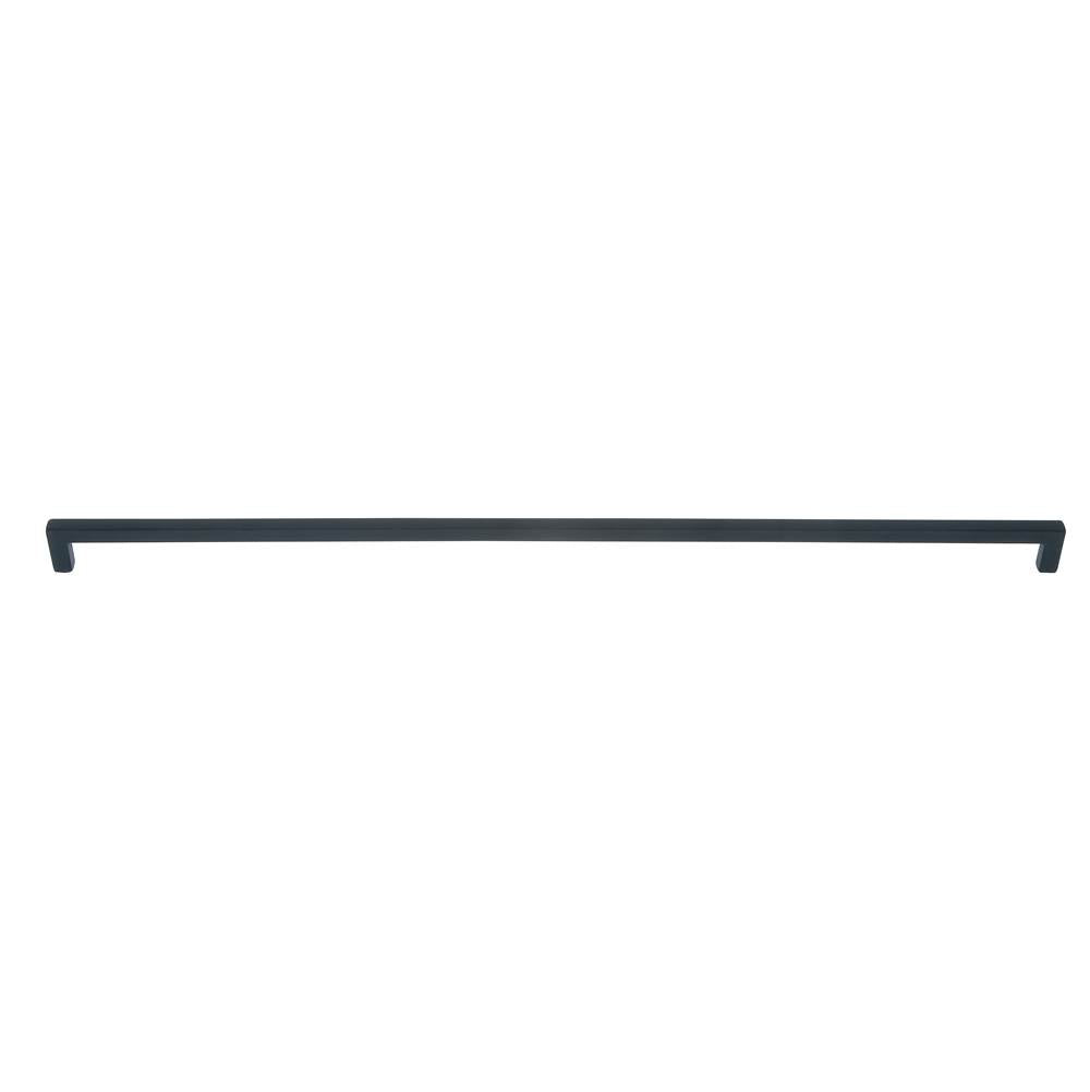 JVJ Hardware - Minimalista Collection Oil Rubbed Bronze Finish 492 mm c/c Squared Ultra Thin, Composition Zamac - Oil Rubbed Bronze