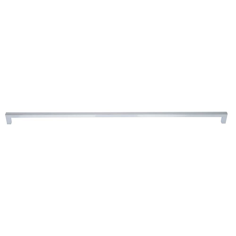 JVJ Hardware - Minimalista Collection Polished Chrome Finish 492 mm c/c Squared Ultra Thin Pull, Composition Zamac - Polished Chrome