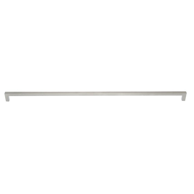 JVJ Hardware - Minimalista Collection Satin Nickel Finish 492 mm c/c Squared Ultra Thin Pull, Composition Zamac - Satin Nickel