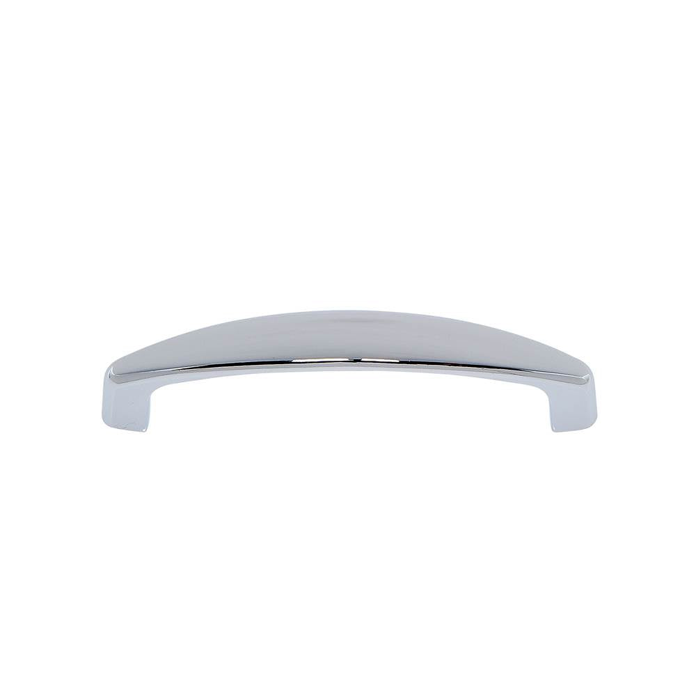 JVJ Hardware - Teres Collection Polished Chrome Finish 96 mm c/c Slim Bowed Pull, Composition Zamac - Polished Chrome