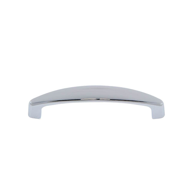 JVJ Hardware - Teres Collection Polished Chrome Finish 96 mm c/c Slim Bowed Pull, Composition Zamac - Polished Chrome