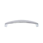 JVJ Hardware - Teres Collection Polished Chrome Finish 128 mm c/c Slim Bowed Pull, Composition Zamac - Polished Chrome