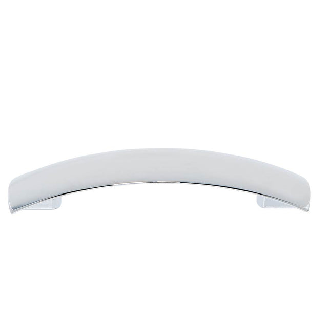 JVJ Hardware - Teres Collection Polished Chrome Finish 96 mm c/c Drooped Pull, Composition Zamac - Polished Chrome