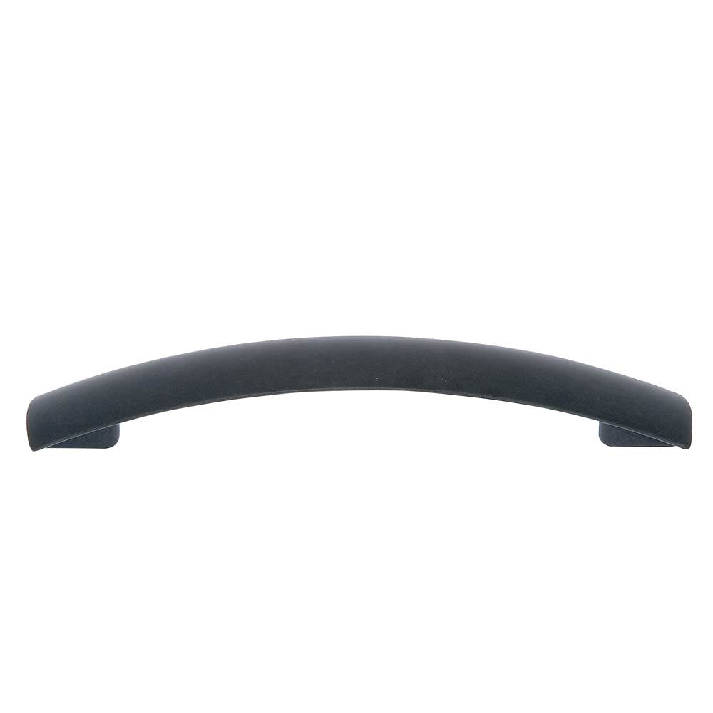 JVJ Hardware - Teres Collection Oil Rubbed Bronze Finish 128 mm c/c Drooped Pull, Composition Zamac - Oil Rubbed Bronze