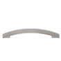 JVJ Hardware - Teres Collection Satin Nickel Finish 128 mm c/c Drooped Pull, Composition Zamac - Satin Nickel