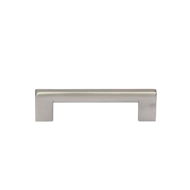 JVJ Hardware - Santorini Collection Satin Nickel Finish 96 mm c/c (112 mm OA) Rounded Modern Pull, Composition Zamac - Satin Nickel