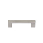 JVJ Hardware - Santorini Collection Satin Nickel Finish 96 mm c/c (112 mm OA) Rounded Modern Pull, Composition Zamac - Satin Nickel