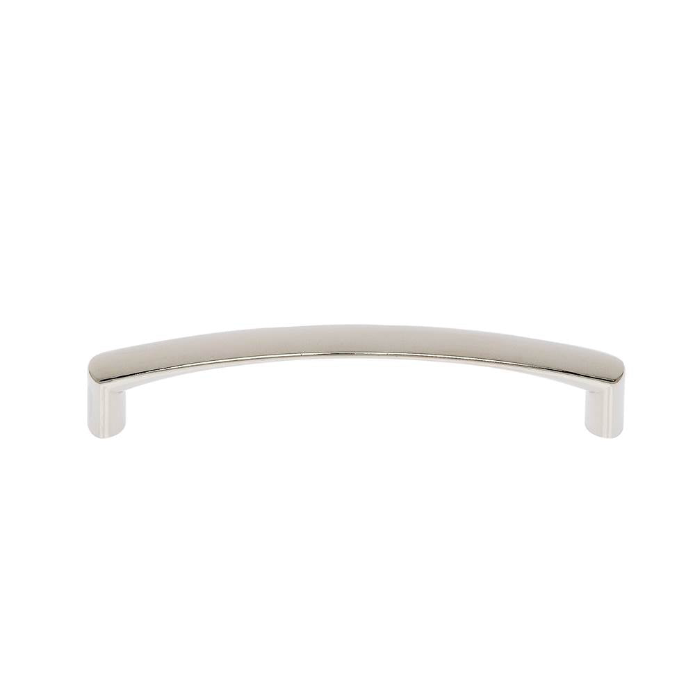 JVJ Hardware - Teres Collection Polished Nickel Finish 96 mm c/c Thin Bowed Pull, Composition Zamac - Polished Nickel