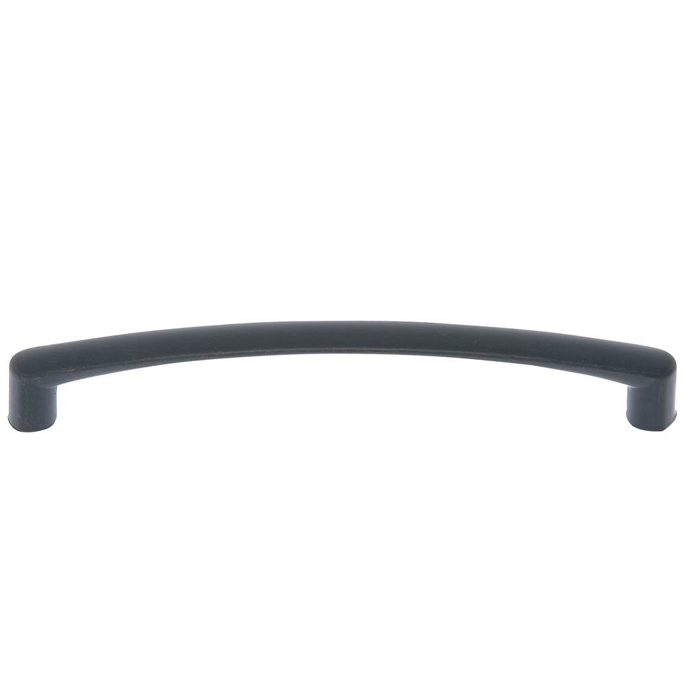 JVJ Hardware - Teres Collection Oil Rubbed Bronze Finish 128 mm c/c Thin Bowed Pull, Composition Zamac - Oil Rubbed Bronze