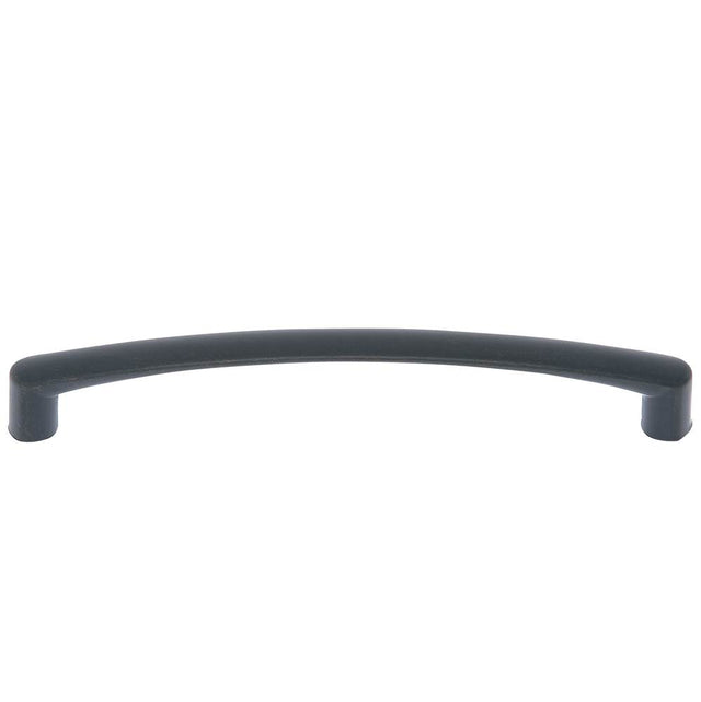 JVJ Hardware - Teres Collection Oil Rubbed Bronze Finish 128 mm c/c Thin Bowed Pull, Composition Zamac - Oil Rubbed Bronze