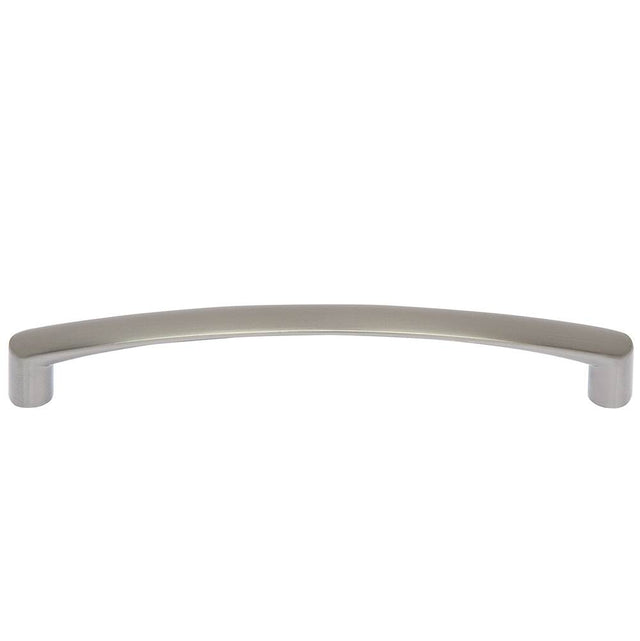 JVJ Hardware - Teres Collection Satin Nickel Finish 128 mm c/c Thin Bowed Pull, Composition Zamac - Satin Nickel