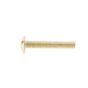 JVJ Hardware - Polished Brass Finish 8/32 X 1'' Machine Screw (500 Count), Composition Zamac - Polished Brass