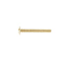 JVJ Hardware - Polished Brass Finish 8/32 X 1-1/4'' Machine Screw (500 Count), Composition Zamac - Polished Brass