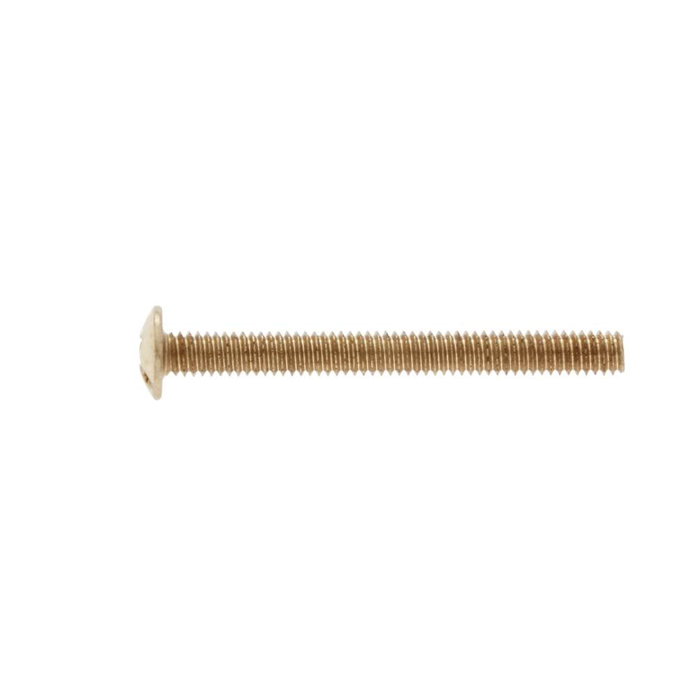 JVJ Hardware - Polished Brass Finish 8/32 X 1-5/8'' Machine Screw (500 Count), Composition Zamac - Polished Brass