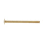 JVJ Hardware - Polished Brass Finish 8/32 X 2'' Machine Screw (500 Count), Composition Zamac - Polished Brass
