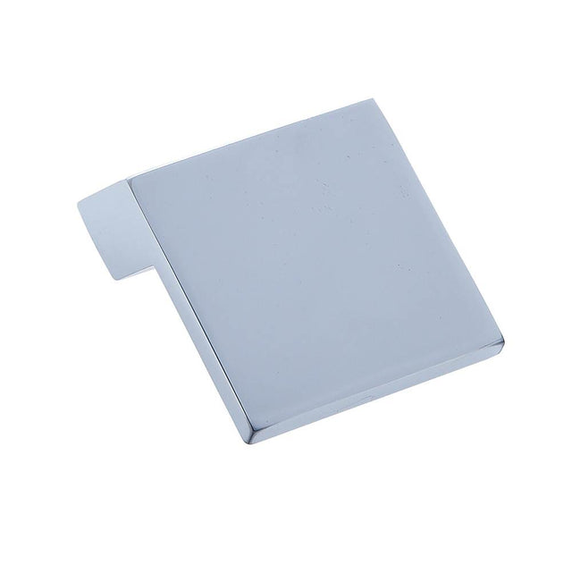 JVJ Hardware - Aster Collection Polished Chrome Finish 60 mm Tapered Modern Knob, Composition Zamac - Polished Chrome