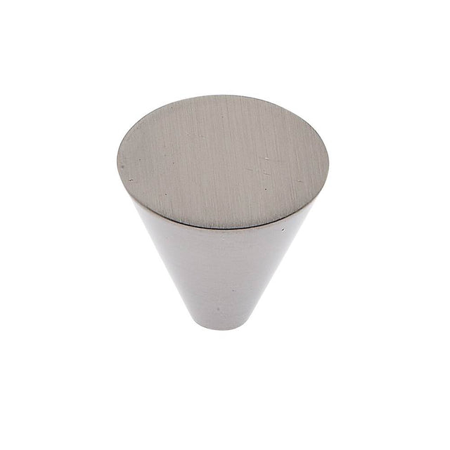 JVJ Hardware - Aster Collection Satin Nickel Finish 32 mm Conical Knob, Composition Zamac - Satin Nickel