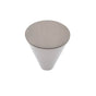 JVJ Hardware - Aster Collection Satin Nickel Finish 32 mm Conical Knob, Composition Zamac - Satin Nickel