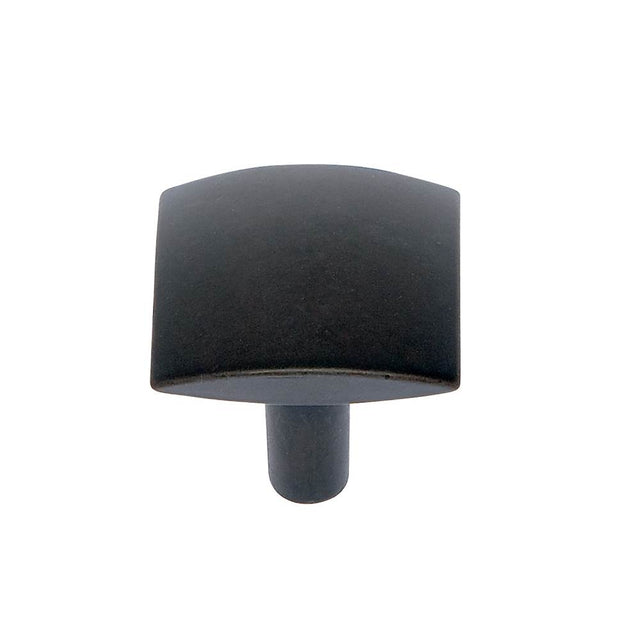 JVJ Hardware - Teres Collection Oil Rubbed Bronze Finish 32 mm Drooped Knob, Composition Zamac - Oil Rubbed Bronze
