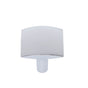 JVJ Hardware - Teres Collection Polished Chrome Finish 32 mm Drooped Knob, Composition Zamac - Polished Chrome