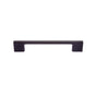 JVJ Hardware - Santorini Collection Matte Black Finish 128 mm c/c ( mm OA) Thin Profile Contemporary Pull, Composition Zamac