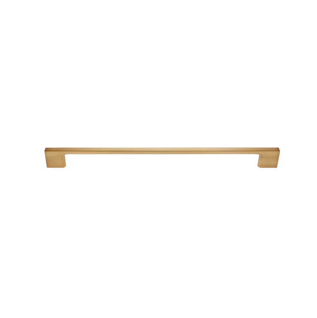 JVJ Hardware - Santorini Collection Satin Brass Finish 256 mm c/c ( mm OA) Thin Profile Contemporary Pull, Composition Zamac