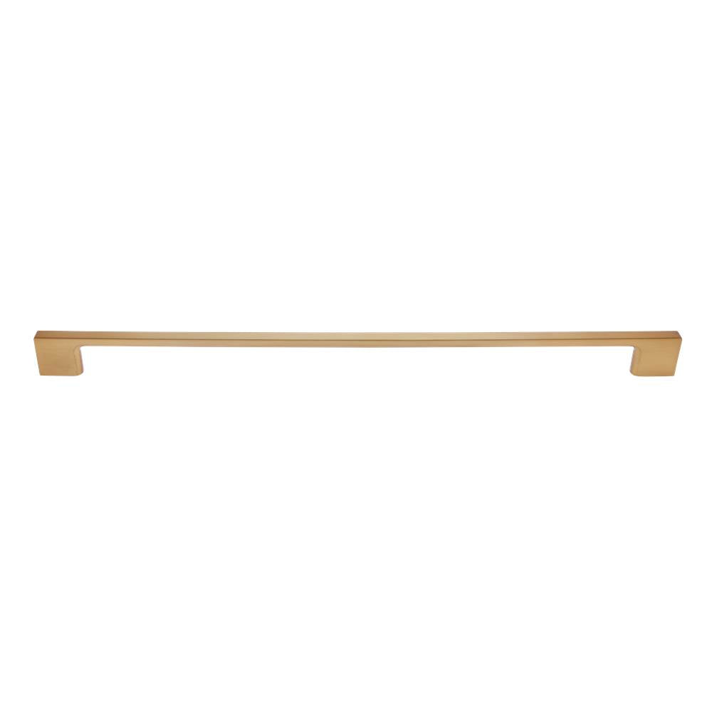JVJ Hardware - Santorini Collection Satin Brass Finish 320 mm c/c ( mm OA) Thin Profile Contemporary Pull, Composition Zamac