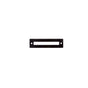 JVJ Hardware - Modplate Collection Matte Black Finish 96 mm c/c Squared Backplate, Composition Zamac