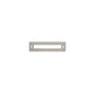 JVJ Hardware - Modplate Collection Satin Nickel Finish 96 mm c/c Squared Backplate, Composition Zamac