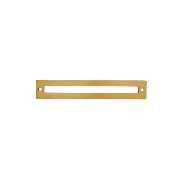 JVJ Hardware - Modplate Collection Satin Brass Finish 160 mm c/c Squared Backplate, Composition Zamac