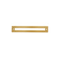JVJ Hardware - Modplate Collection Satin Brass Finish 160 mm c/c Squared Backplate, Composition Zamac