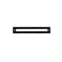 JVJ Hardware - Modplate Collection Matte Black Finish 160 mm c/c Squared Backplate, Composition Zamac
