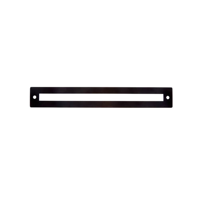 JVJ Hardware - Modplate Collection Matte Black Finish 192 mm c/c Squared Backplate, Composition Zamac