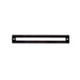 JVJ Hardware - Modplate Collection Matte Black Finish 192 mm c/c Squared Backplate, Composition Zamac
