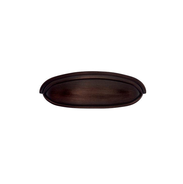 JVJ Hardware - Vintage Collection Old World Bronze Finish 4'' c/c Cup Pull w/Step, Composition Zamac - Old World Bronze