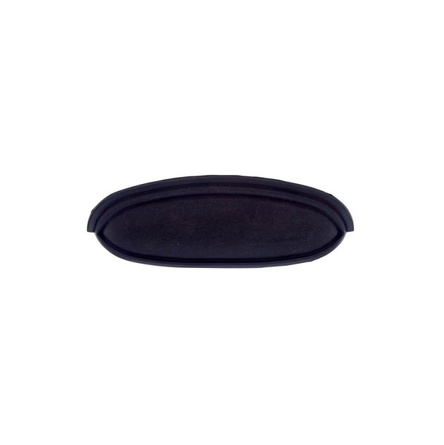 JVJ Hardware - Vintage Collection Oil Rubbed Bronze Finish 4'' c/c Cup Pull w/Step, Composition Zamac - Oil Rubbed Bronze