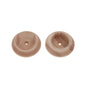 JVJ Hardware - Wooden 1-3/8'' Diameter Pole Socket, Composition Wood - Raw Wood